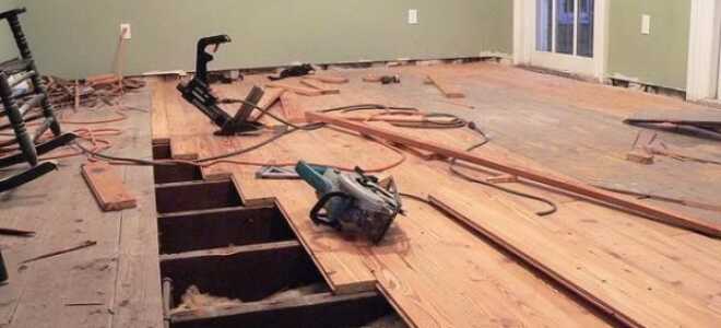 Ремонт полов в сталинке