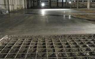 Армирование стяжки пола