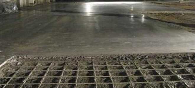 Армирование стяжки пола