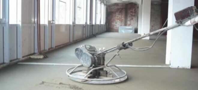 Толщина стяжки для пола