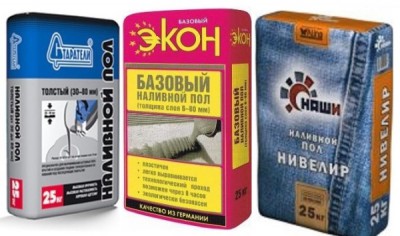 Наливной пол - расход смеси для толстого выравнивания 