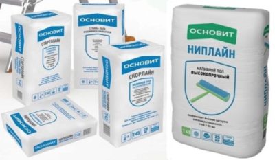 Легкие наливные самовыравнивающиеся смеси 