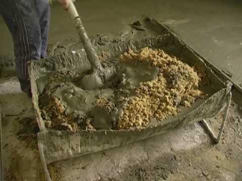 Замешивание раствора