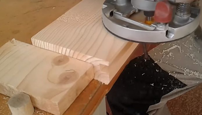 Выпиливание паза